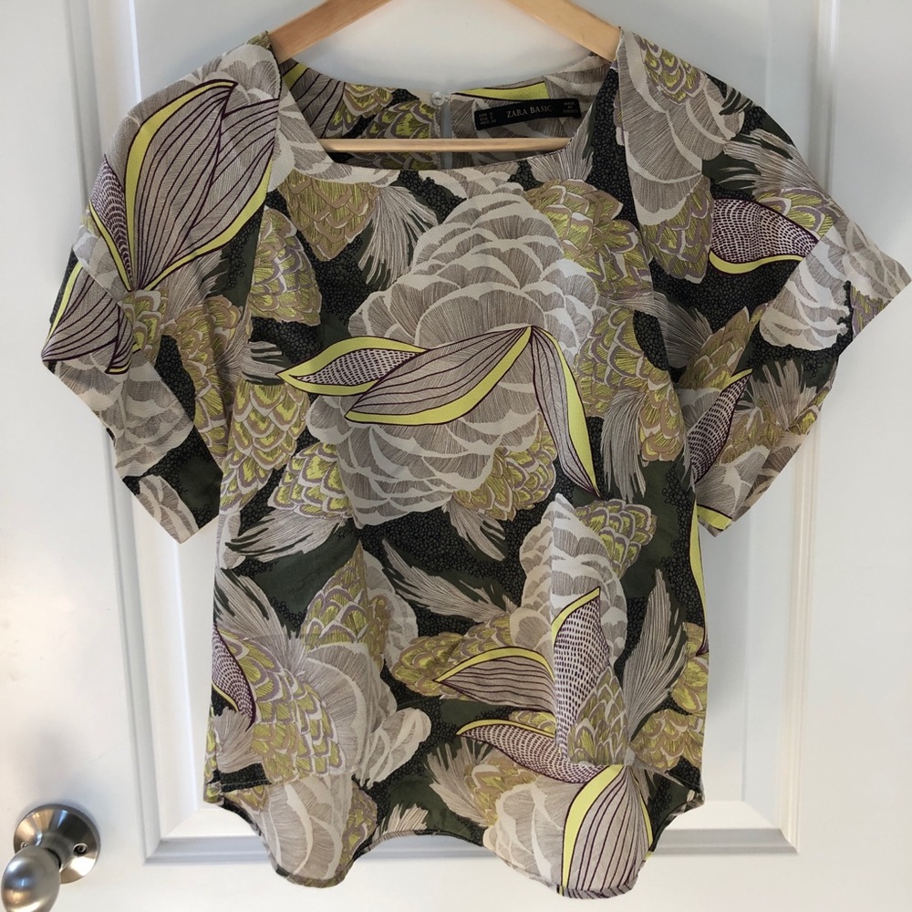Zara Printed Top